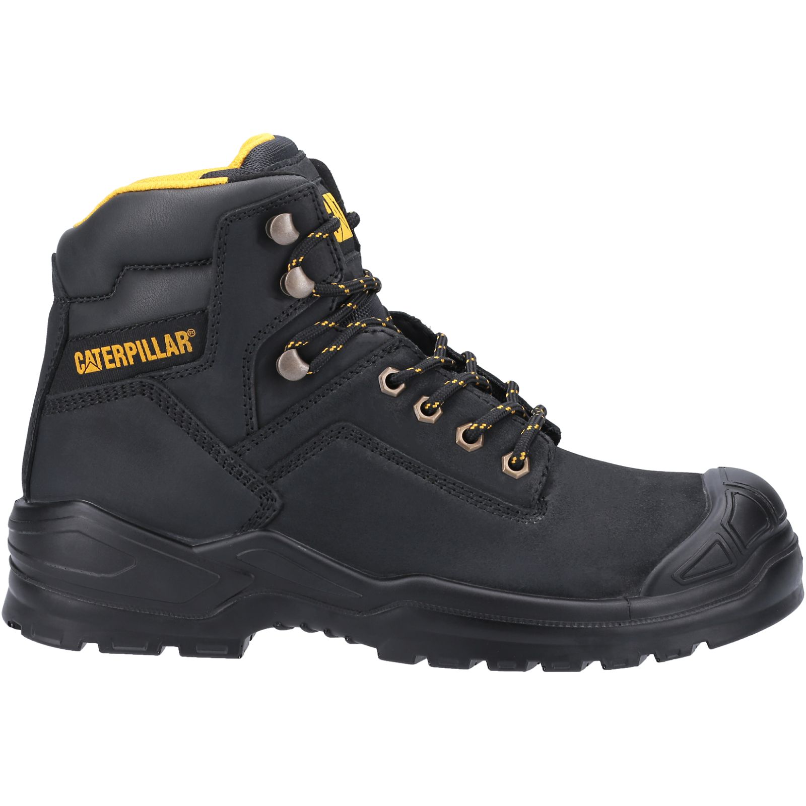 Caterpillar Work Boots Dubai - Caterpillar Striver Bump Steel Toe S3 Src Mens - Black NIDGZE597